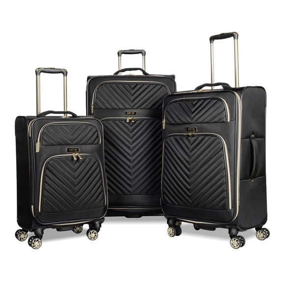 Equipaje Kenneth Cole REACTION Chelsea Chevron acolchado de 3 piezas