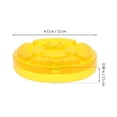 thumbnail image 2 of COMPUKAS Floor Jack Rubber Pad Yellow Round Jack Stand Pad for Rv Trailer Lifts, 2 of 6