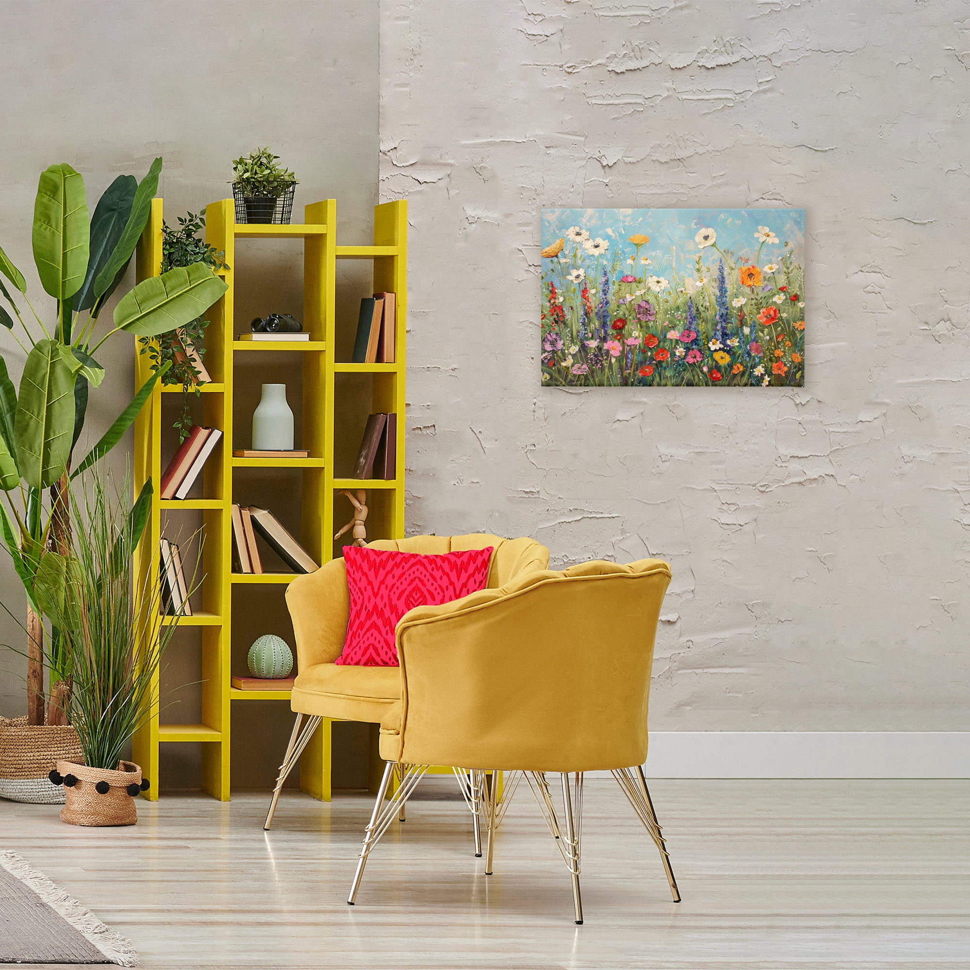 Stupell Industries Wildflower Field of Spring Blooms Canvas Wall Art, design by Creative Studio
