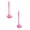 Pink*2, variant on 1 Pcs Silicone Soup Ladle, Premium Silicone Cooking Ladle, Silicone Heat Serving Spoon Basting Spoon for Kitchen Use 8.26"