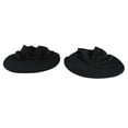 thumbnail image 3 of Sombrero de sol para mujer Nikou suave ligero fruncido negro 2 piezas, 3 of 15
