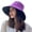 Purple, variant on Limei Fabulous Sun Hat Solid Color for Outdoor Practical