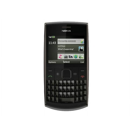 Nokia X2 - Prepaid - feature phone - microSD slot - LCD display - 320 x 240 pixels - rear camera 0.3 MP - T-Mobile - slate gray