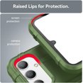 thumbnail image 5 of Durable Sturdy Phone Case for Samsung Galaxy A34 5G, Heavy Duty Shockproof Slim Rubber Full Body Protection Shockproof Case Cover for Samsung Galaxy A34 5G HD Green, 5 of 8