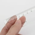 thumbnail image 5 of Uxcell 10pcs Straight Plastic Ruler 15cm and 18cm Metric Plastic Clear Measuring Tool Hollow Design with Wavy Line, 5 of 7