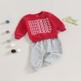 thumbnail image 2 of Sweatshirt à Manches Longues et Pantalon Élastique pour Bébé Automne Vêtements 2 Pièces, 2 of 8