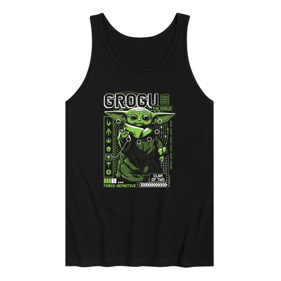 Star Wars - The Mandalorian Grogu Digital - Men's Sleeveless Graphic Tank