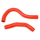 thumbnail image 1 of 2 piezas de manguera de refrigerante de radiador de silicona con buen sellado, resistente al calor, kit de manguera de refrigerante para Civic EP3 Si SiR Type R K20A3 2002 a 2005 rojo, 1 of 19