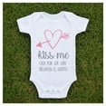 thumbnail image 3 of Pañalero Kiss Me San Valentin Ropa Bebe Manga Corta Blanco, 3 of 4