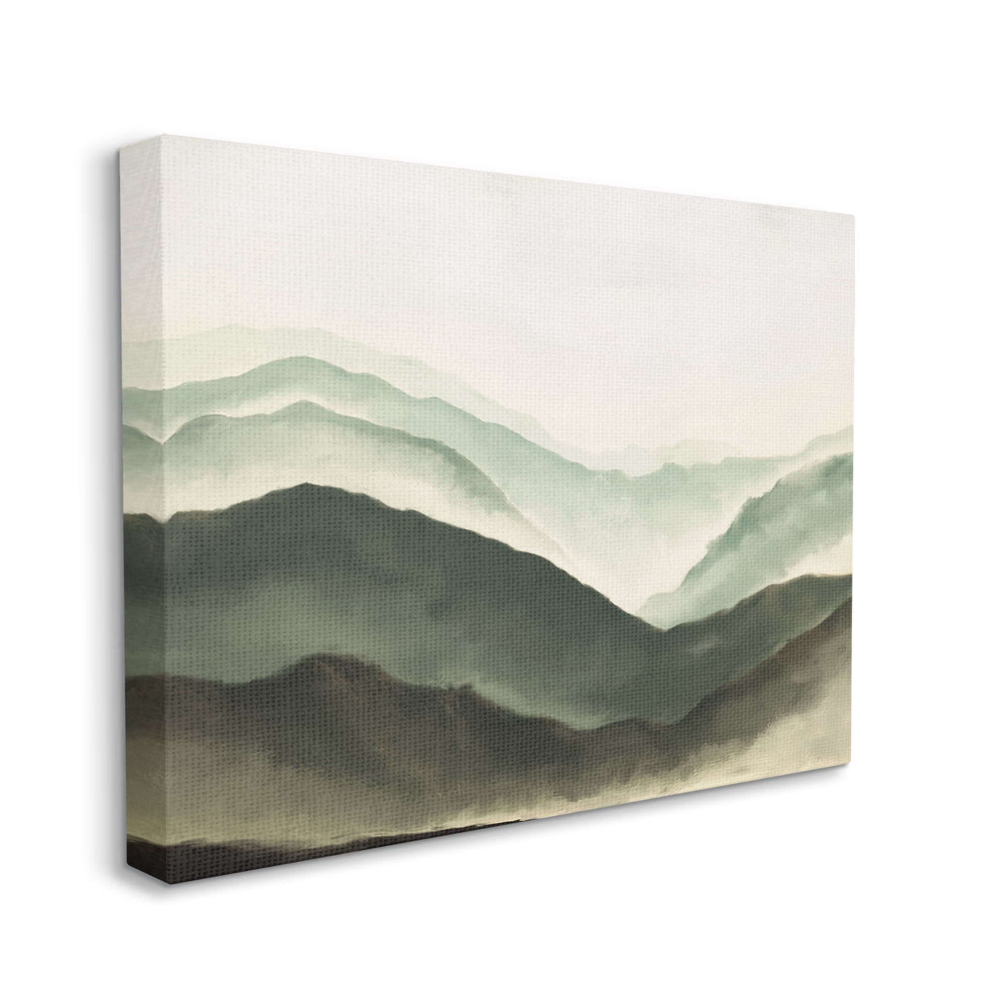 Stupell Industries Misty Mountain Range Atmospheric Landscape Watercolor Painting,40 x 30, Design by JJ Design House LLC