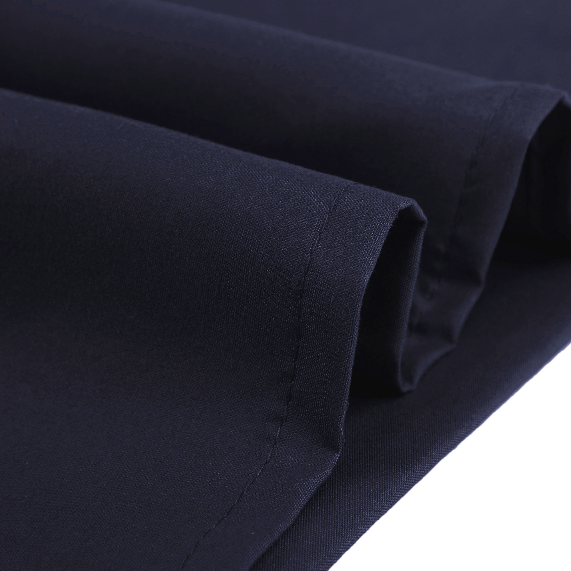 Unique Bargains 2 Packs 1800  Brushed Pillowcase Zippered  Navy Blue, King Size