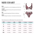 thumbnail image 6 of Daiia Rose Flowers Women's Bikini Set Two Piece Swimsuit High Waisted Bikini Adjustable Straps Bikini Perfect for Beach, Pool, and Summer Vacation-Small, 6 of 9