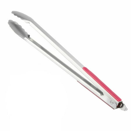 

Meizhencang 16inch Long Kitchen Tongs Heat Resistant BBQ Salads Grilling Clip Fish Meat Tool