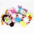 thumbnail image 3 of Stuffed Animal With Cotton Rope For Dog Interactive Pet Chew Toy For Teeth Cleaning, 3 of 6