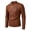 yellow, variant on Men's casual stand-up collar jacket, PU leather jacket, motorcycle suit, diagonal zipper pocket design