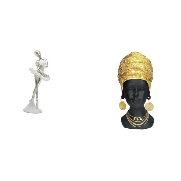 Figura De Bailarina Moderna, Escultura Artística, Adorno Creativo De Escritorio Para Dormitorio, Chimenea, Entrada De Oficina, Estatua De Mujer Africana, Adorno De Mesa, Regalo, Decoración