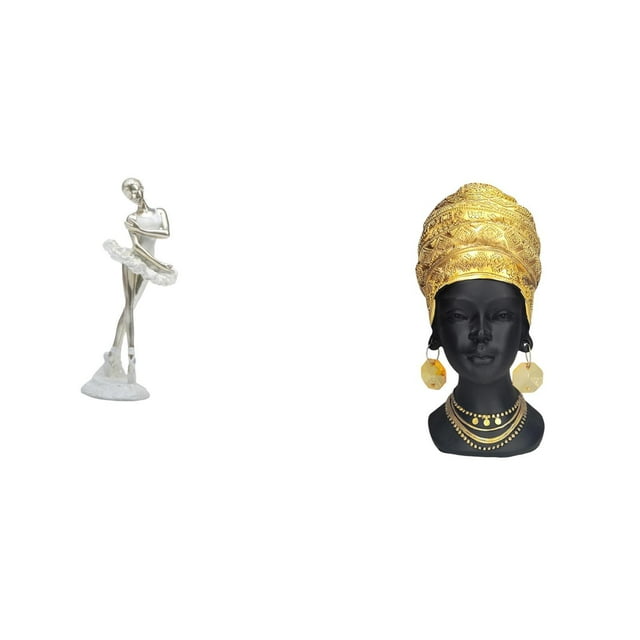 Figura De Bailarina Moderna, Escultura Artística, Adorno Creativo De Escritorio Para Dormitorio, Chimenea, Entrada De Oficina, Estatua De Mujer Africana, Adorno De Mesa, Regalo, Decoración