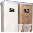 thumbnail image 1 of Recipiente de almacenamiento de harina White Feather Supplies, 8,5 L, hermético, 1 of 9