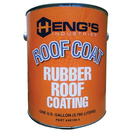 Heng's 16-46128-4 Roof Coating Rubber Roof - 1 Gallon