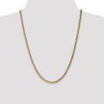 thumbnail image 2 of 14k Yellow Gold 24 Inch 3.9mm Curb Chain Necklace Pendant Charm Beveled, 2 of 9