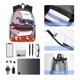 thumbnail image 4 of Easygdp Sushi Salmon Surfing Mochila Casual para Portátil, Mochila para Escuela, Viajes, Negocios, 4 of 6