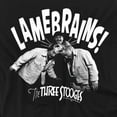 thumbnail image 2 of Three Stooges T-Shirt Lamebrains Unisex Graphic Tee For Men & Women, 2 of 7