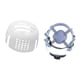 thumbnail image 4 of Suspensión de repuesto para inserto de casco de seguridad, ajustable, con amortiguación universal, ergonómica y forro para casco de seguridad. Perilla, 4 of 8