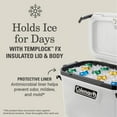 thumbnail image 2 of Coleman Convoy Series 55 Qt Cooler w/ Reflective Rope Handles, White Cloud, 2 of 12