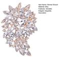 thumbnail image 7 of Ziurtnc Women Brooch Exquisite Craftsmanship Elegant Fashion Jewelry Rhinestone Brooch Women's Clothing Accessories, 7 of 7