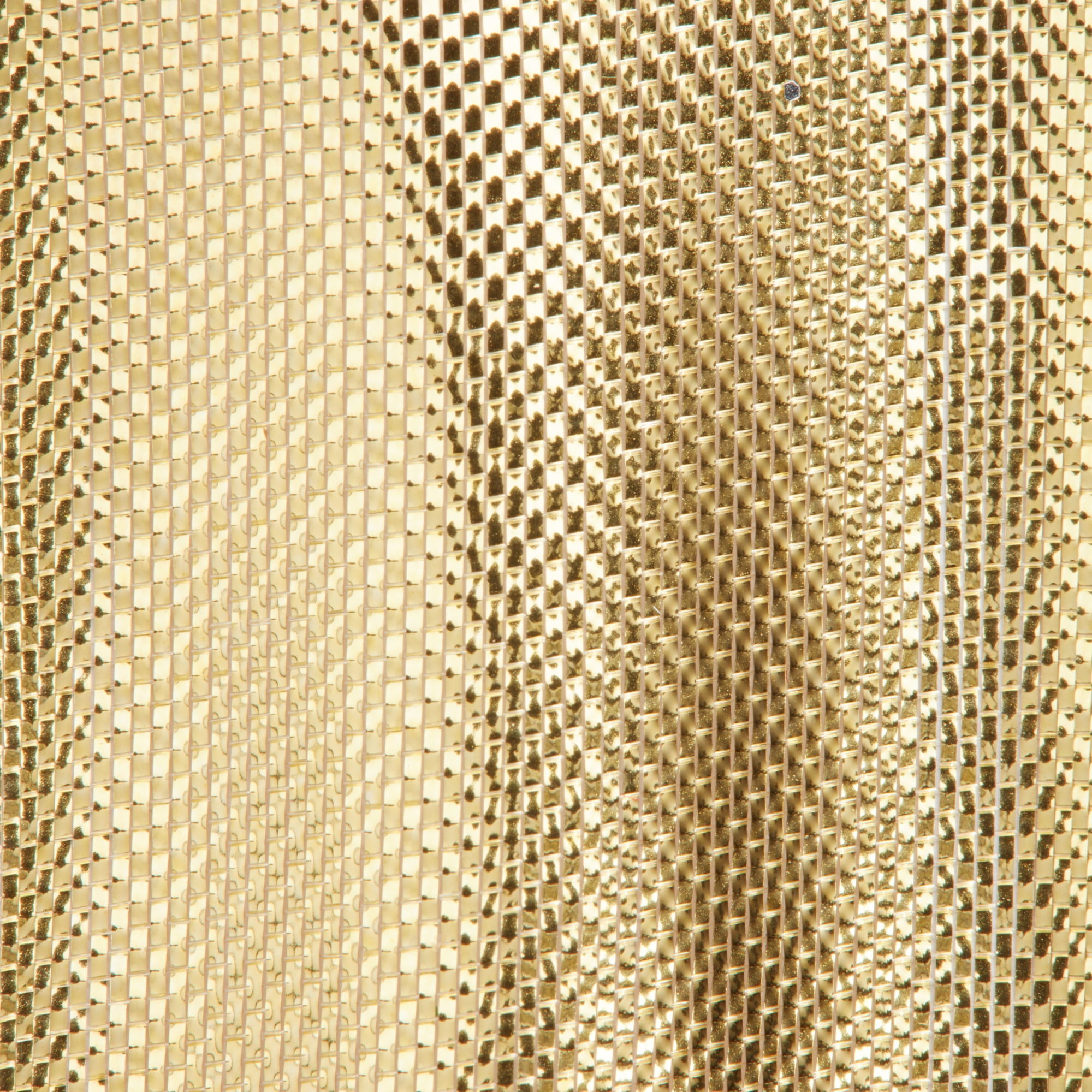 Metallic Gold Mesh Wired Ribbon, 1-1/2x25 Yards
