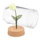 thumbnail image 4 of Miniature Rose Dome Decorative Flower Model for Dollhouse Accessories, Realistic Green Rose Under Thick Cloche, Easy Care Mini Plant Ornament for, 4 of 4