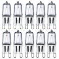 thumbnail image 1 of Bombillas halógenas G9 G9 28W Bombillas de cápsula G9 230V 2800K Blanco cálido Regulable Paquete de 10, 1 of 2
