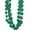 Green, variant on Metallic Mardi Gras Beads, 32 in, Green, 4ct