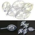 thumbnail image 2 of LEFU for Transparent Cast In-Line Bubble Float Fishing Hollow Balls Oval Slip - 5 Pack ABS Plastic Fishing Floats for Lake, Stream, Fly Fishing - Adjustable Water Weight Control, 2 of 9