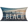 thumbnail image 3 of Outdoor Decorative Lumbar Throw Pillow Covers 12x20 Rectangle Beach Coastal Summer Patio Furniture Sunbrella Ocean Themed Decorative Cushion Starfish for Daybed Couch Sofa, 3 of 3