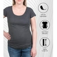 thumbnail image 3 of Bloom Maternity - We're Adding A Pumpkin To Our Patch - Maternity Scoop Neck T-Shirt, 3 of 6