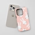 thumbnail image 3 of Bunny For All iPhone Series Protective Phone Case Cute Cartoon Pink, 3 of 7