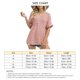 thumbnail image 5 of Top plisado con cuello en V para mujer, blusa plisada con cuello en V suave y transpirable a la moda, cómoda para la piel, rosa S, 5 of 5