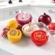 thumbnail image 2 of Juego de 5 contenedores para guardar frutas y verduras, para el frigorífico, con tapa transparente sin BPA, para conservar la frescura de las frutas y verduras, 2 of 3