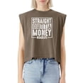 thumbnail image 5 of EcoLoom Straight Outta Money Dad Life Cap Sleeve Muscle Crop Shirt Women Sleeveless Baby Tee, 5 of 5