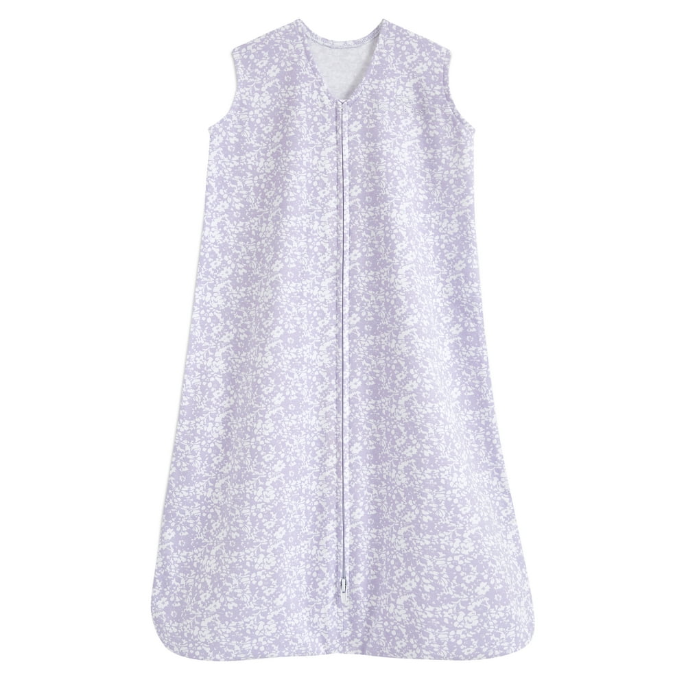 HALO® SleepSack® wearable blanket 100% cotton, purple aster flowers ...