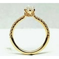thumbnail image 4 of 2.10Ct Marquise Cut Simulated Diamond Women's Engagement Ring 14K Yellow Gold Plated, 4 of 4