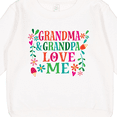 thumbnail image 3 of Inktastic Grandma Grandpa Love Me Girls Toddler Sweatshirt, 3 of 4