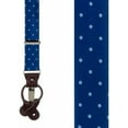 thumbnail image 2 of SuspenderStore Dressy Polka Dot Suspenders - Convertible End Button & Clip - 5 Colors, 2 of 4