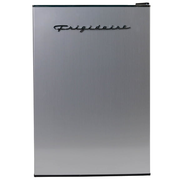Frigidaire 2.5 Cu. ft. Compact Refrigerator with Chiller Compartment, Space-Saving Mini Fridge for Home, Office, Platinum