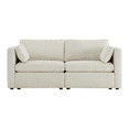 thumbnail image 4 of CHITA Oversized Modular Sectional Sofa Set Extra Large Convertible Fabric Sofa Couch with Reversible Chaise,2 Seat Modern Modular Sofa for Living Room,Linen,78 inch Width, 4 of 11