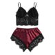 thumbnail image 1 of Mujeres Diversión Elegante Moda Sexy Imprimir Lencería Satén Ropa de dormir Pijama Traje Fridja nalpqowj17063, 1 of 6