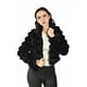 thumbnail image 1 of Chamarra de peluche /Juvenil, 7121 (Negro) negro M, 1 of 5