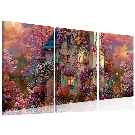 Highly Popular High Quality Print Canvas Print 3 Piece Set, Beautiful Wall Art, Perfect Home Living Room Bedroom Study Decoration Gift, 12x16 Inch