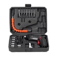 thumbnail image 1 of Amdohai 48 PCS 4.2V Electrical Screwdriver Set Home Household Cordless Rechargeable Hand Screwdriver Bits Socket Sleeve Combination Tool Set with Storage Box for Bookshelf Doors Installation, 1 of 8